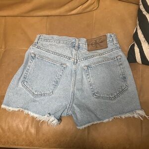 Vintage 1994 Calvin Klein Frayed Denim Shorts